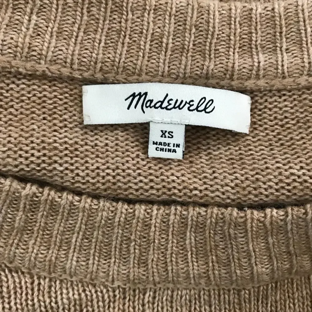 Madewell Dolman Sleeve Sweater Wool/Alpaca Blend Size XS